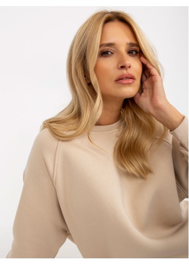 Béžovo hnedá mikina