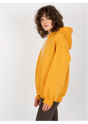 Karamelovo hnedá mikina s kapucňou