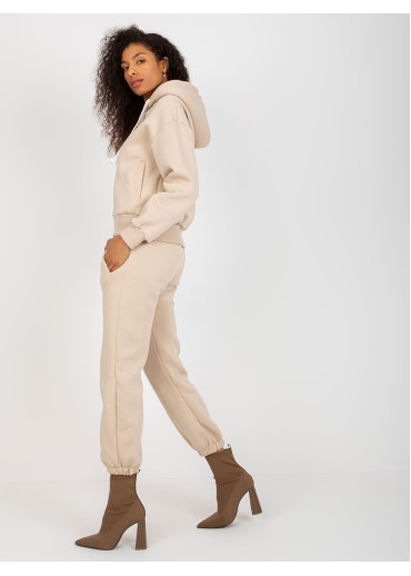 Béžovo hnedá tepláková súprava