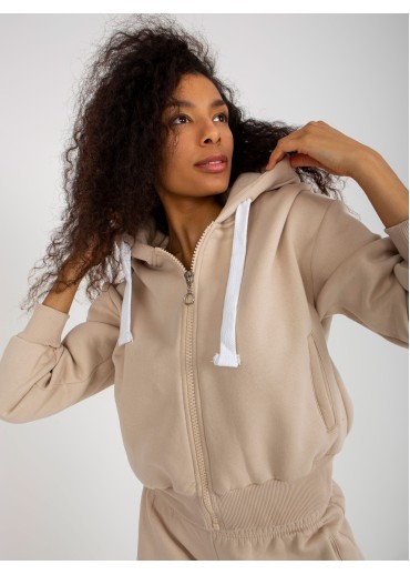 Béžovo hnedá tepláková súprava