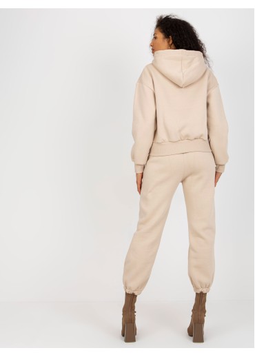 Béžovo hnedá tepláková súprava