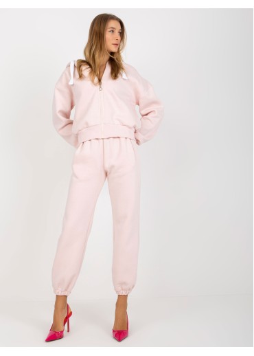 Púdrovo ružová tepláková súprava