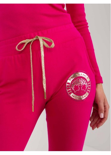 Fuchsiovo ružové tepláky