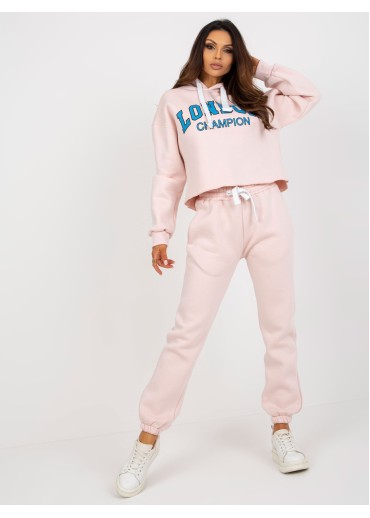 Púdrovo ružová tepláková súprava