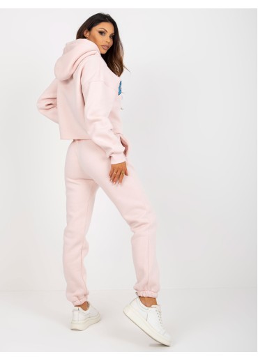 Púdrovo ružová tepláková súprava