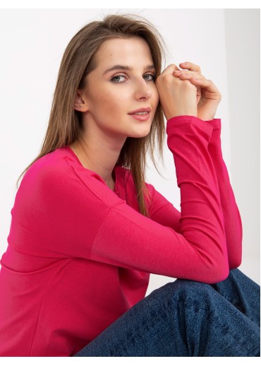 Fuchsiovo ružové basic tričko