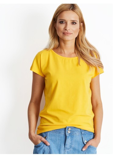 Žlté basic tričko