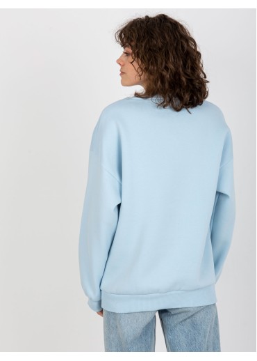 Svetlomodrá mikina lev