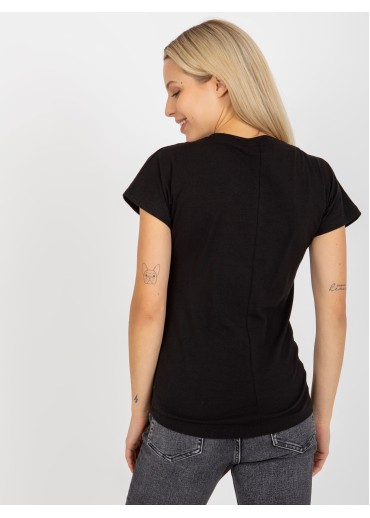 Čierne basic tričko