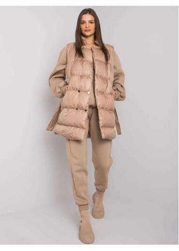 Béžovo hnedý teplákový komplet