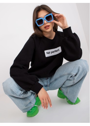 Čierna mikina Not perfect