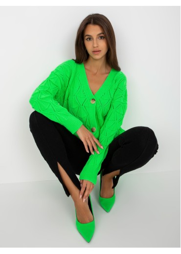 Limetkovo zelený sveter