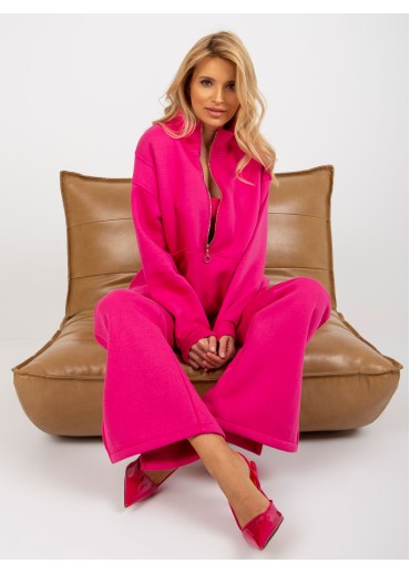 Fuchsiovo ružová tepláková súprava