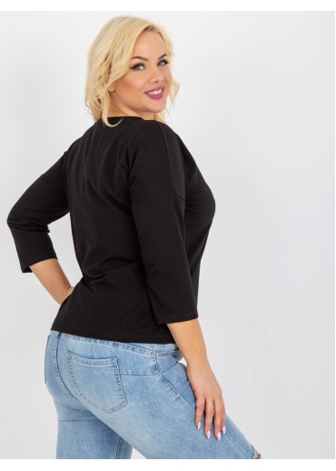 Čierne tričko s potlačou