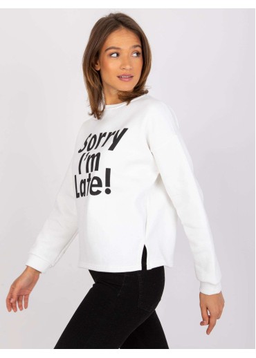 Smotanovo biela mikina