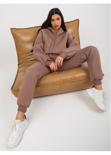 Hnedá tepláková súprava