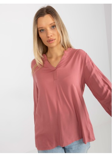 Tmavopúdrovo ružová blúzka