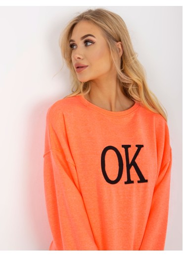 Oranžová mikina OK