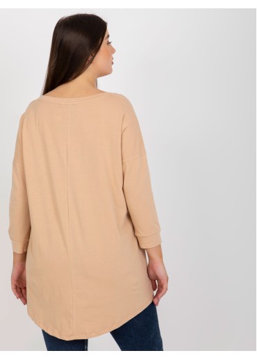 Béžovo hnedé tričko Italy