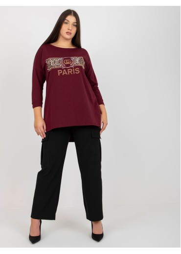 Fialové tričko Paris