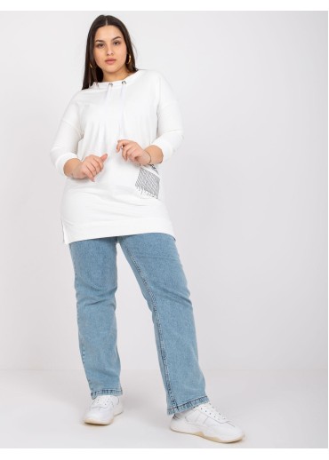 Smotanovo biela mikina