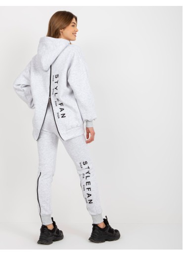 Sivá tepláková súprava