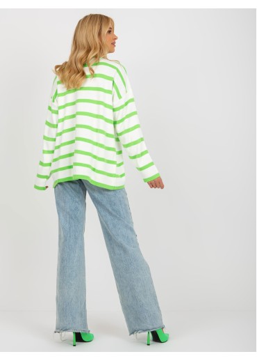 Svetlozelený pulóver