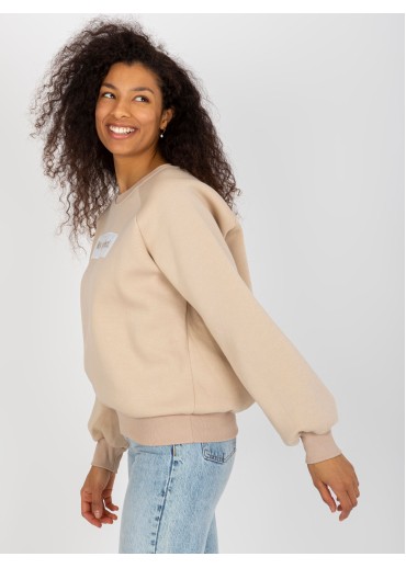 Béžovo hnedá mikina Not perfect