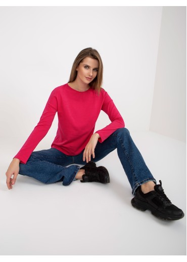 Fuchsiovo ružové basic tričko