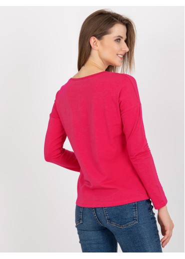 Fuchsiovo ružové basic tričko