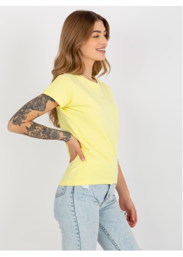 Vanilkovo žlté basic tričko