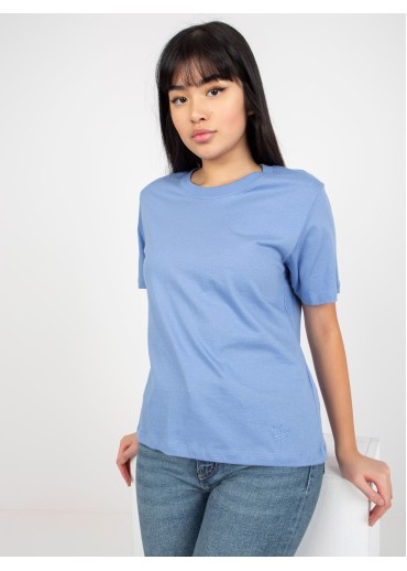 Modré basic tričko