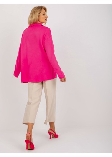 Neónovo ružový pulóver