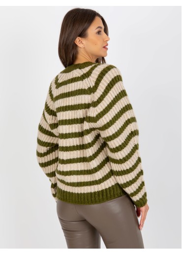 Khaki zelený sveter