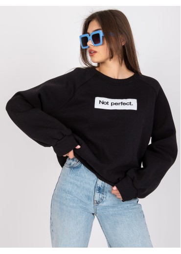 Čierna mikina Not perfect