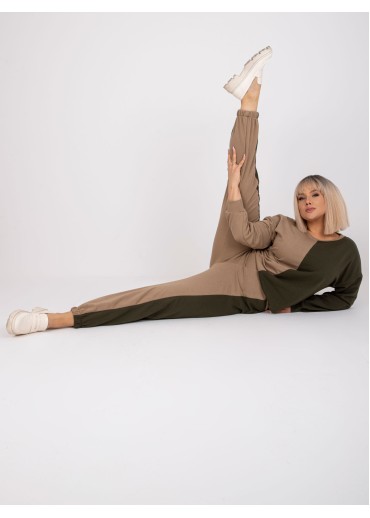 Khaki zelená tepláková súprava