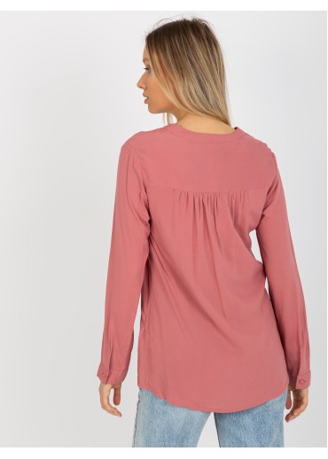 Tmavopúdrovo ružová blúzka