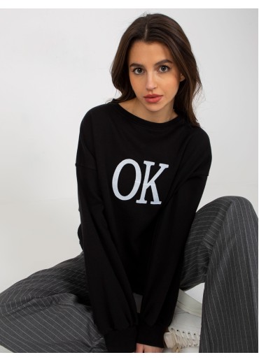 Čierna mikina OK