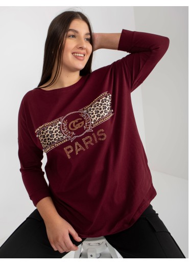 Fialové tričko Paris