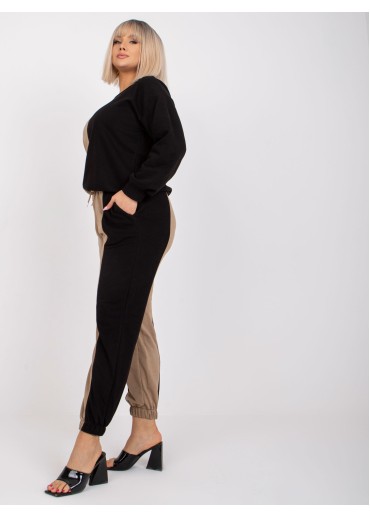 Čierna tepláková súprava