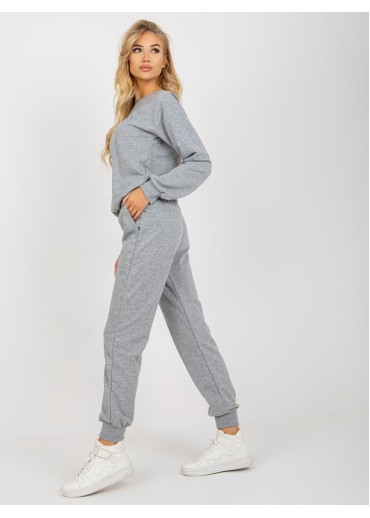 Sivá tepláková súprava