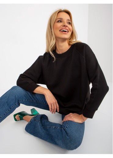 Čierna mikinová tunika