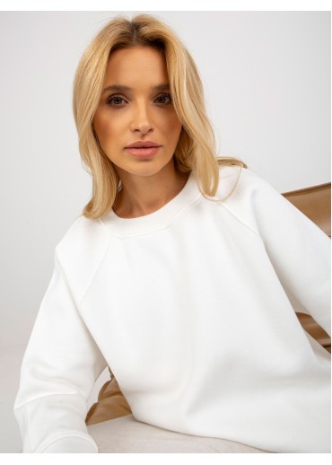 Smotanovo biela mikinová tunika