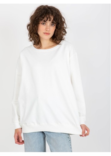 Smotanovo biela basic mikina