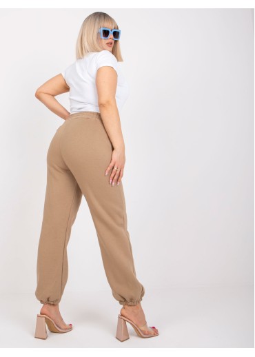 Béžovo hnedé tepláky