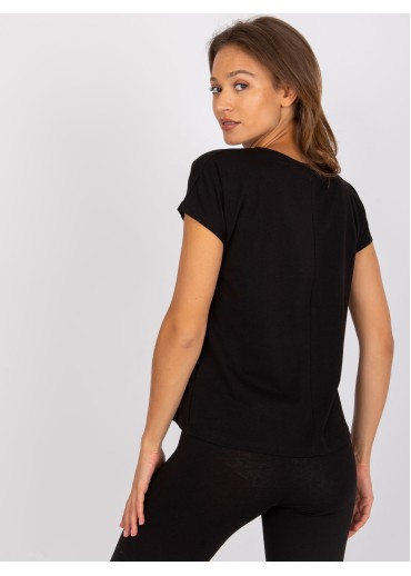 Čierne basic tričko
