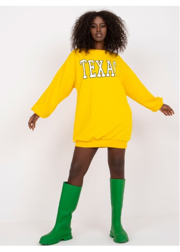 Žltá predĺžená mikina