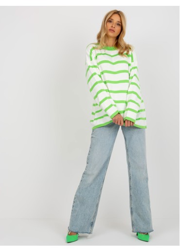 Svetlozelený pulóver