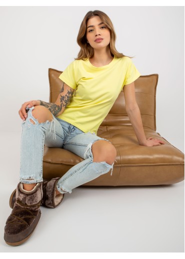 Vanilkovo žlté basic tričko