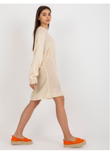 Béžovo hnedý pulóver